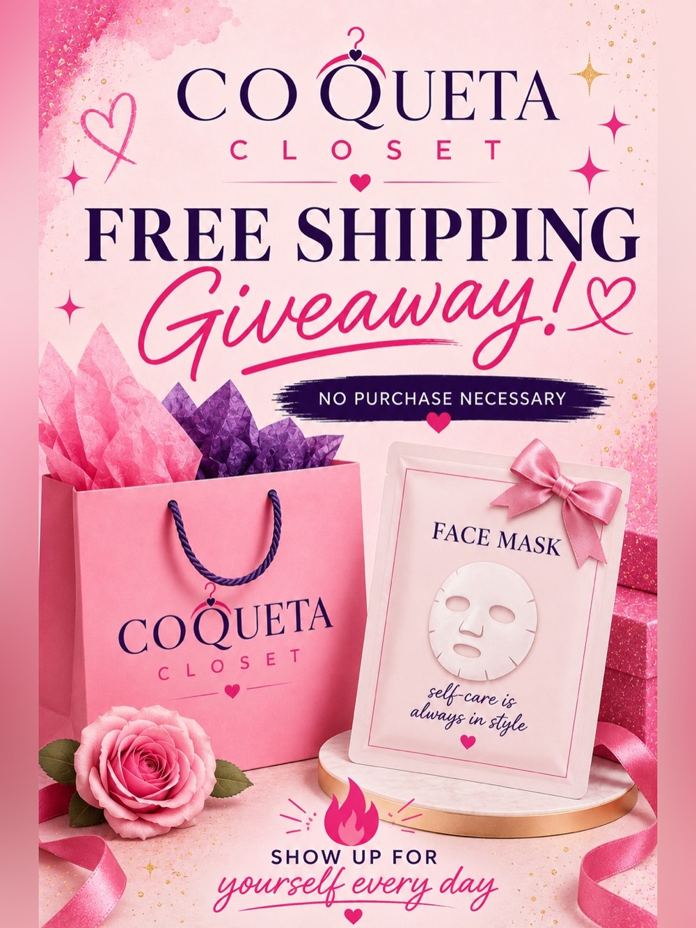 Coqueta Closet 📦 FREE SHIPPING GIVEAWAY 🎀